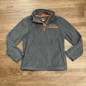 eddie bauer kids quarter zip sweatshirt